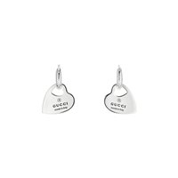 Pendientes Gucci Mujer Interlocking in Plata YBD79630200100U - YBD79630200100U